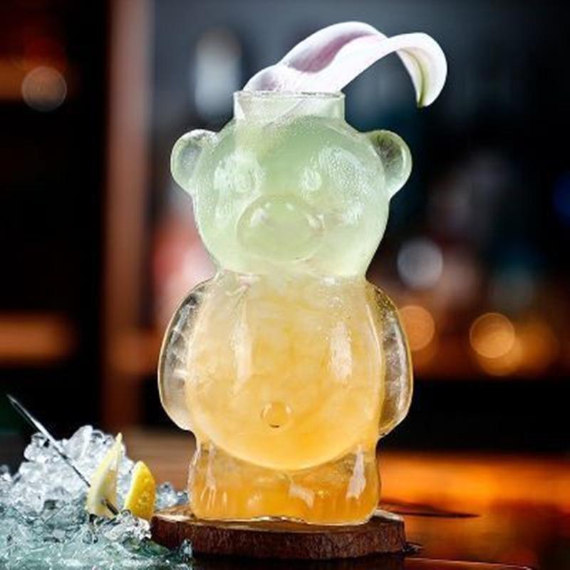 Creatieve Glazen Cocktailbeker Bar Mengbeker Set Martini Champagne Wijnbeker Vogel Lichaam Beer Wereldbol Drankbeker Feest