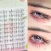 24/48/80 Clusters Glue-free False Eyelashes Easy To Rebound No Need To Remove Segmented Thin Stems for Novice DIY False Eyelashe