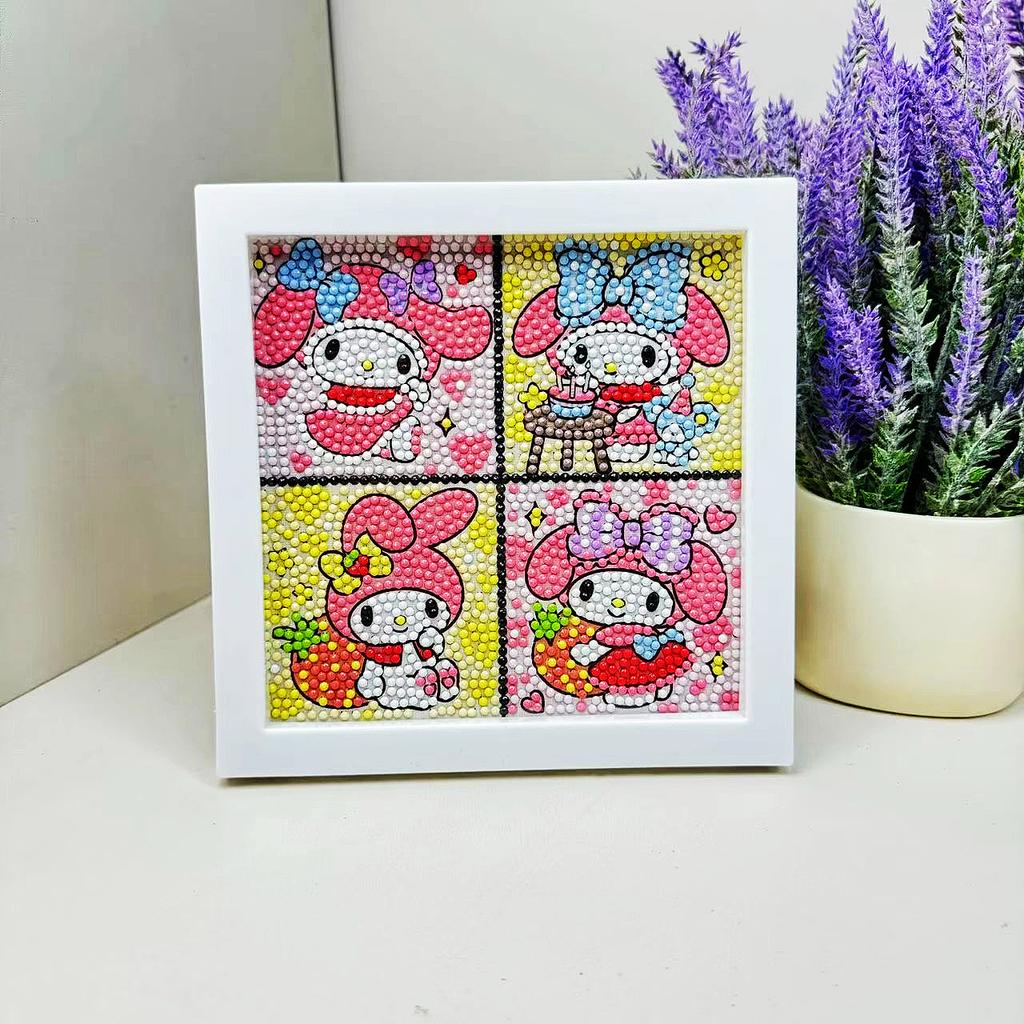 Free Shipping/Cartoon Diamond Painting Children'S Gift Handmade Cross Stitch Framed Diy Bedroom Sticker