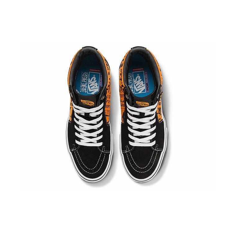 One Piece x Vans Skate Sk8-Hi Nami Unisex Sneakers Orange VN0A5FCCORA