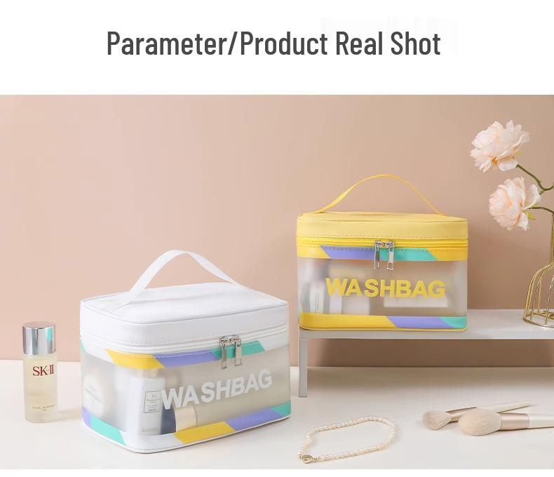 Bolsa de Almacenamiento Impermeable de Gran Capacidad para Maquillaje y Artículos de Tocador