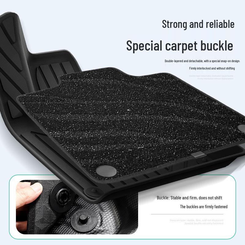 25 Suitable Zeekr 9X TPE All-Weather Car & Trunk Floor Mats (Vehicle-Specific)