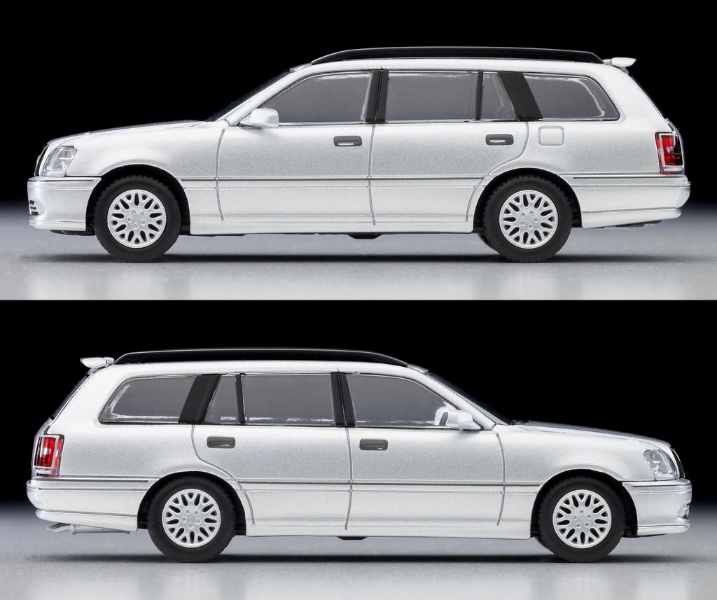 TOMYTEC Tomica Limited Vintage Neo Scale Toyota Crown Estate Athlete V 2001 Finished 333302 1/64 LV-N355a (Silver) Model, Model,