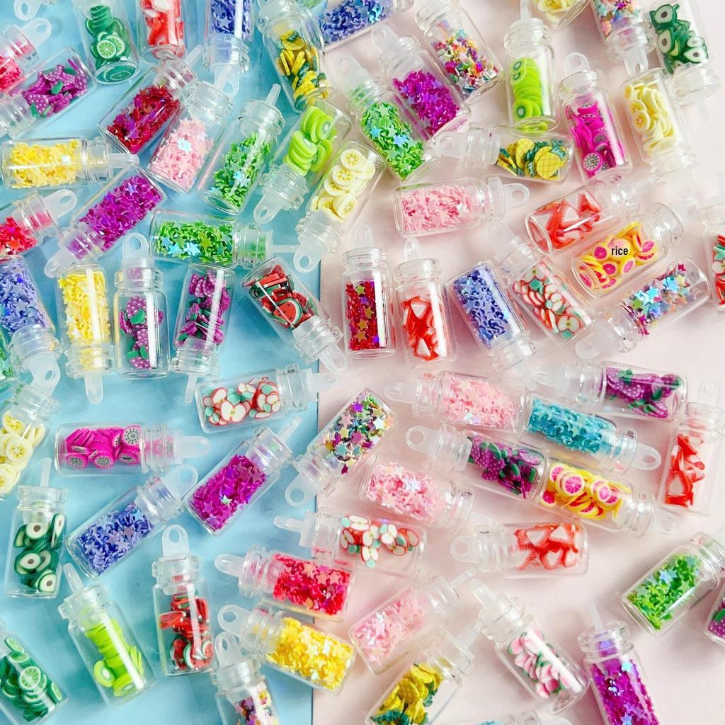 Adorable Star Fruit Epoxy Resin Charm Keychain DIY Kit