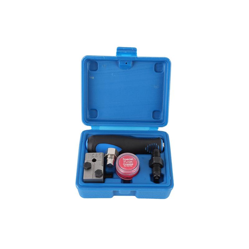 Brake Line Double Flaring Tool 3/16 Inch Handheld Pipe Expander for Fuel Tubing Air Conditioning Tube Fuel Line Tubing  Kit