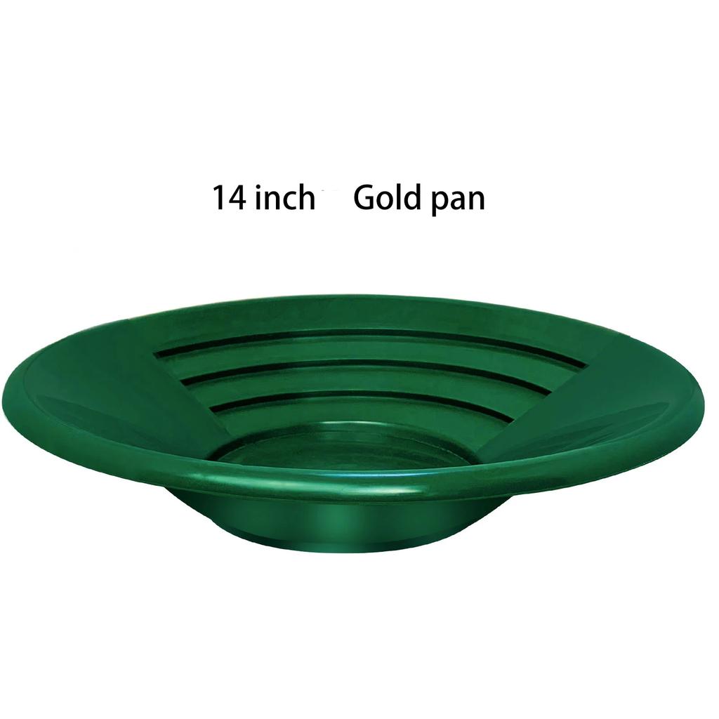 10/14/15 inch Hot Sale Plastic Gold Pan Basin Nugget Mining Pan Dredging Prospecting River Tool Wash Gold Panning Equipment