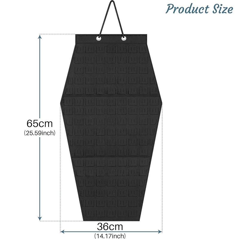 

Felt Storage Hanging Bag Wall-Mounted Badge and Brooch Display Bag