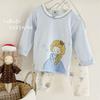 A Kids Thermal Underwear Set Cartoon Cotton Homewear 3-8 Years Old