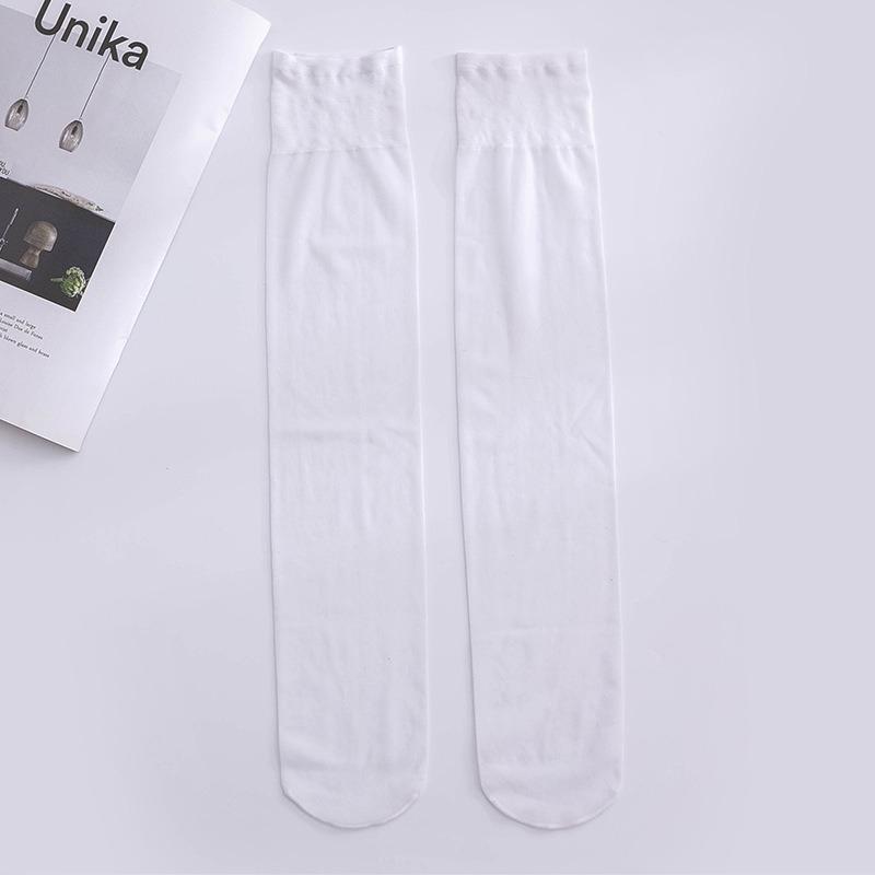 1Pairs Women Summer Ankle Socks Japanese School Style Black White Pure Color for Students Daily Wear Socks