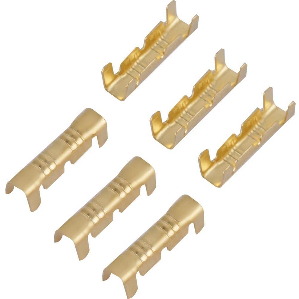 100 PCS Non-Insulated U-Shaped Terminal 0.5-1.5mm Wire Connector Crimp Terminals  Automotive