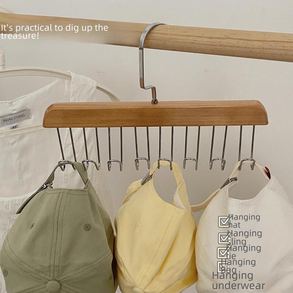 Wooden Multifunctional Clothes Rack for Underwear and Vests