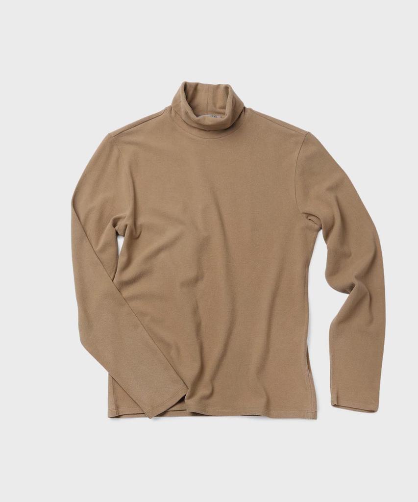 Panicalle Slim Fit Spandex Jersey Turtleneck T-Shirt [2 Colors]