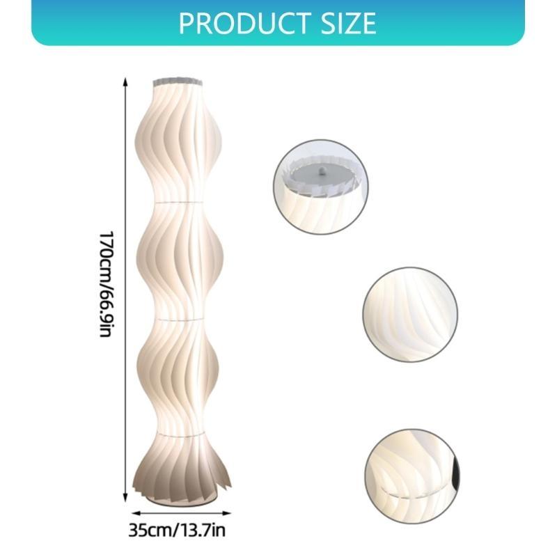 Modern LED Floor Light Standing Lamp Efficient Heat Dissipation Grass Skirt Floor Light For Reading Or Relaxing M4YD