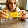 Stress Relief Clear Stick Toy Shapeable Fruit Bar Squeeze Toy, No Rebound Stretching Soft Stretchy Fidget Strip for Relaxation Calming Sensory