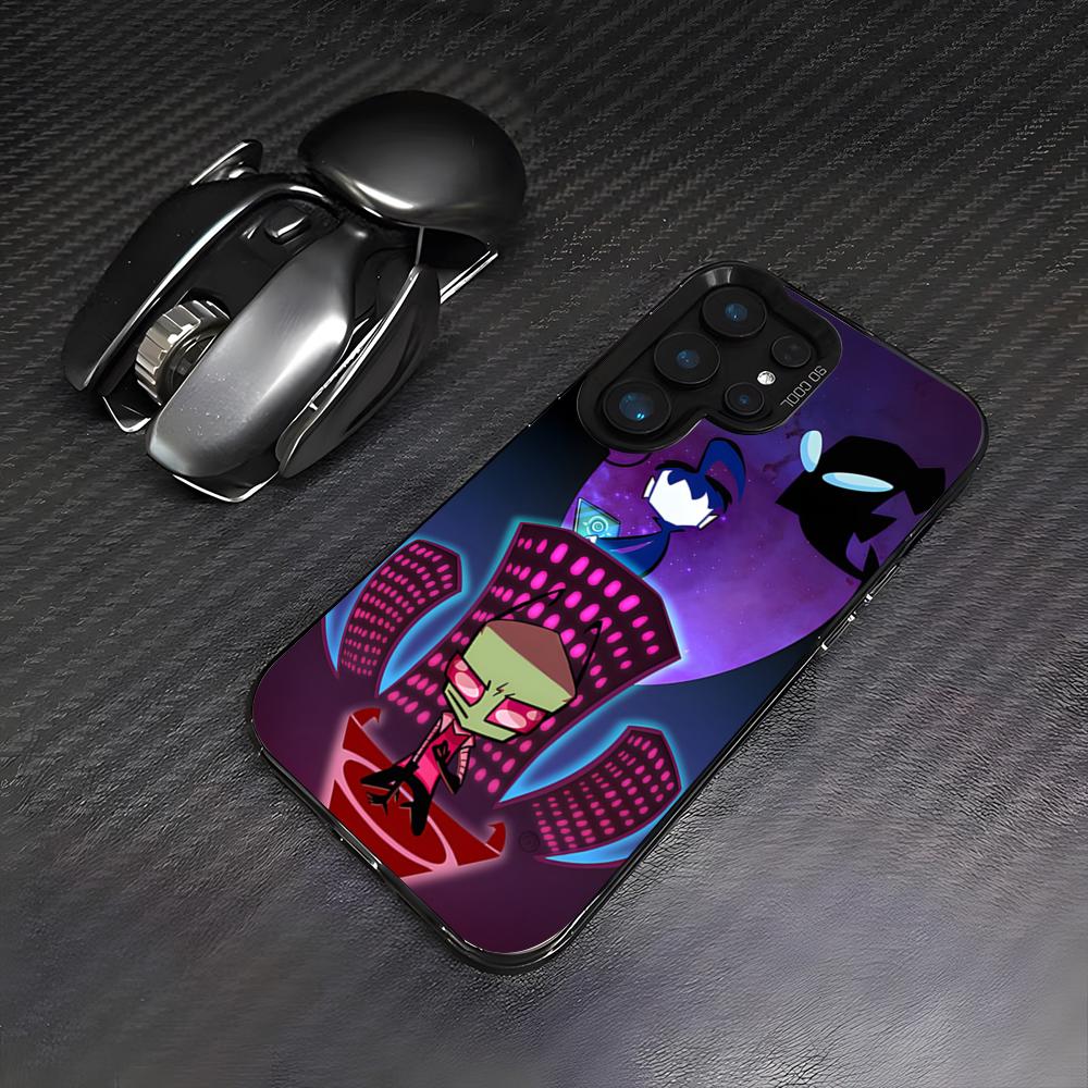Cartoon I-Invader Zim Phone Case For Samsung S26 S25 Plus S20 S20 Plus S22 Ultra S23 FE S21 Plus S21 Ultra Colorful Cover