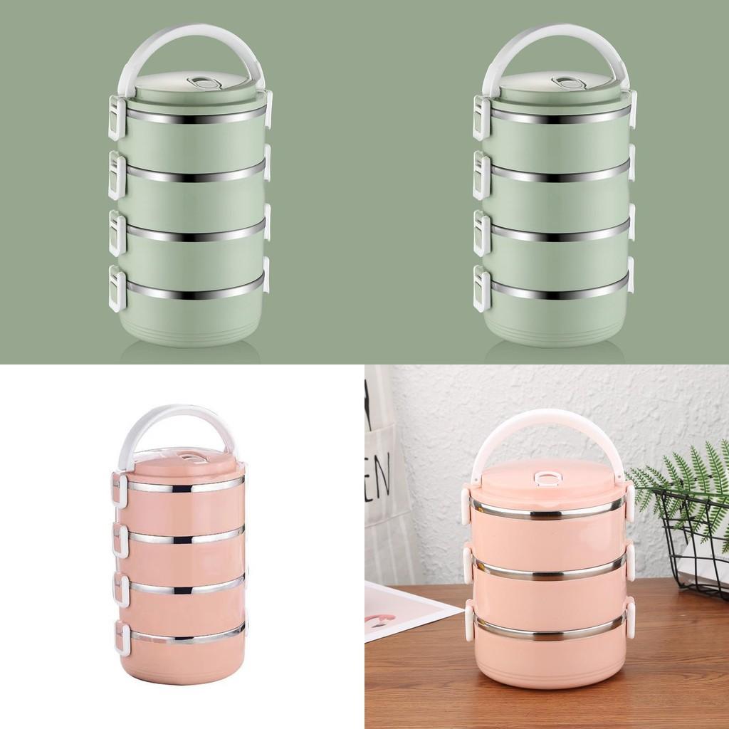 Stainless Steel Food Box With Multiple Layers For Travel And Family Dining