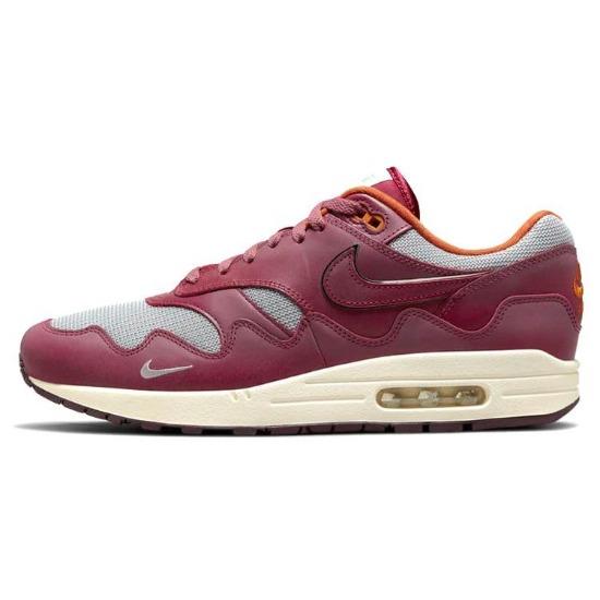 Nike Sneakers Unisex Air Max 1 Rush Maroon Roșu Metalic-Argintiu DO9549-001