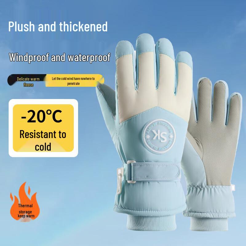 Women's Winter Ski Gloves - Warm & Touchscreen
