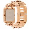 Orologio da polso da donna al quarzo cassa quadrata Quadrante scintillante e lussuoso incastonato di diamanti. Perfetto per viaggi, feste, regali e outfit quotidiani W0072L3