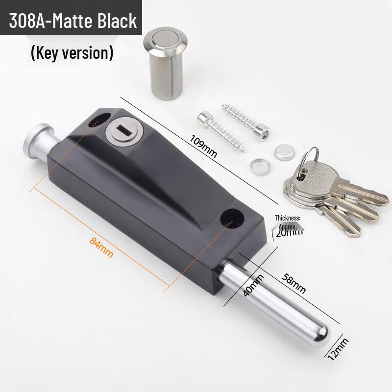 Aokewen 308A Rotating Floor Bolt Lock