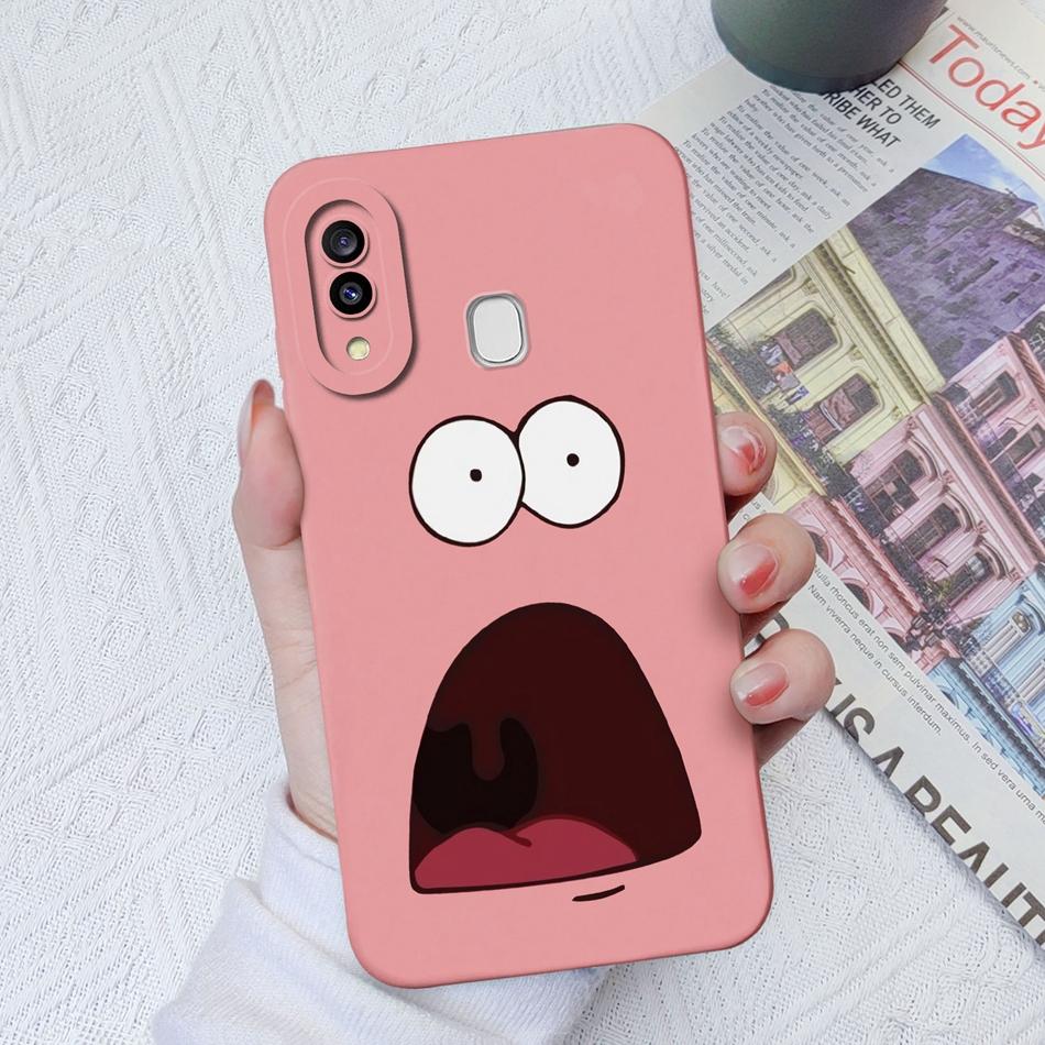 Case For Samsung Galaxy A30 A30S Artistic Style Soft Smooth Liquid Silicone Camera Protective Back Cover For Samsung A30S Funda