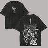 Hot New Jujutsu Kaisen Zenin Maki Anime Tshirt Gothic Y2k Vintage Washed T-shirt Men's Unisex Clothing Cotton Tees Tops 2026 New Summer