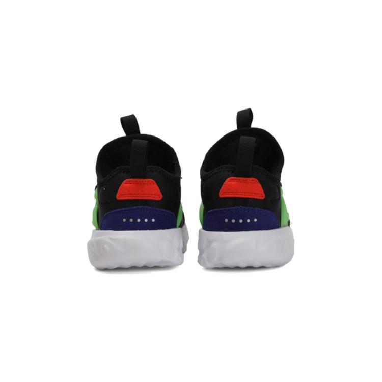 Nike React Presto Slip Resistant Cushioning Low top Toddler Shoes Black Green Infant And Toddler BQ4004-006
