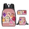 R.E.P.O. Game 3Pcs/Set Backpack Student School Shoulder Bag Kid Cute Travel Backpack Children Birthday Gifts