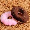 Tugging Cotton Sound Animal Play Pet Squeaker Pet Toys 3 Color Donut Dog Toy