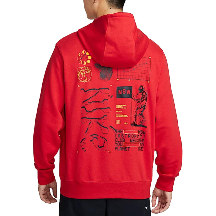 Nike Club FW24 Sweatshirt Men's University Red/Black HQ8595-657