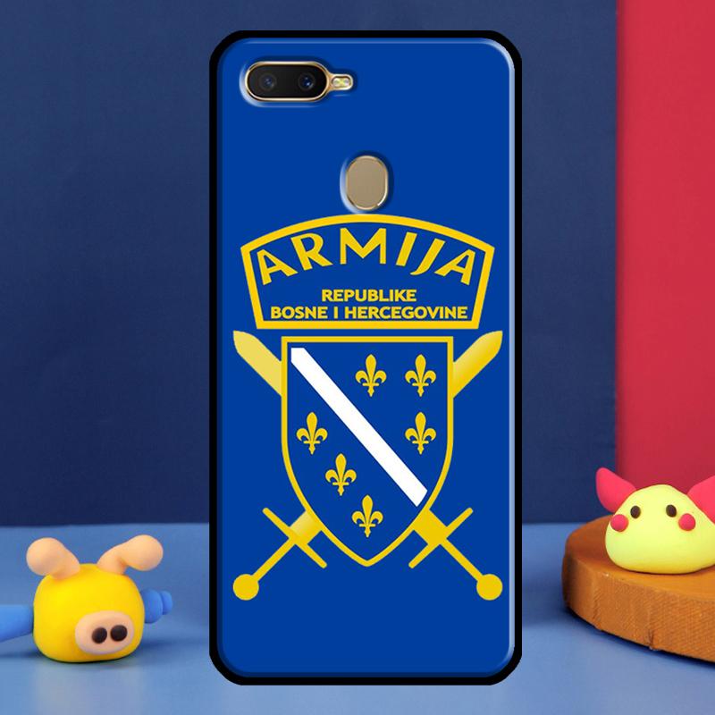 Bosnia and Herzegovina Flag Case For Oppo A96 A76 A16 A74 A94 A54 S A57 A77 A58 A78 A98 A5 A9 A91 A15 A17 A52 A72 Cover