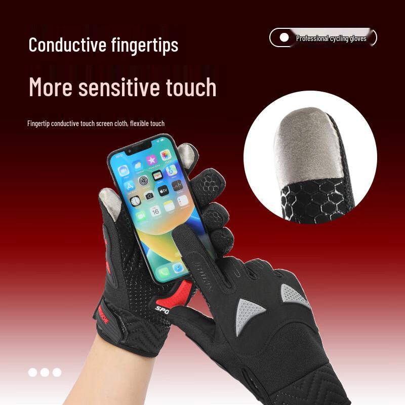 Men's Full Finger Touchscreen Cycling Gloves