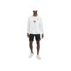 Nike Logo Print Zip-Up Long Sleeve Jacket Men Jackets White DD8537-100