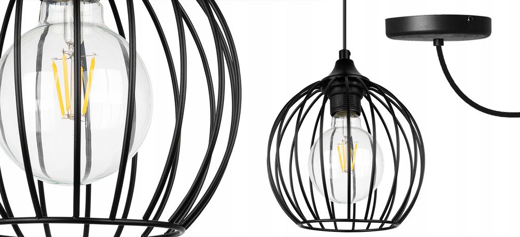 MODERN SPIDER HANGING LAMP, WIRE CEILING