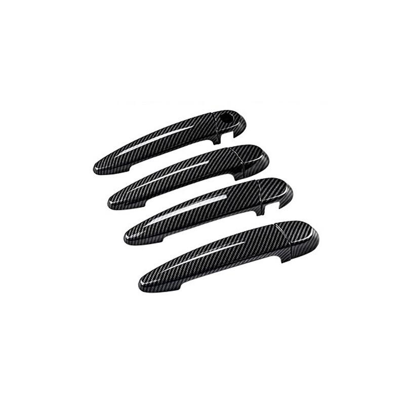 For BMW 3 Series 2013-2019 ABS Carbon Fiber Car Door Handles Cover Trim Decor