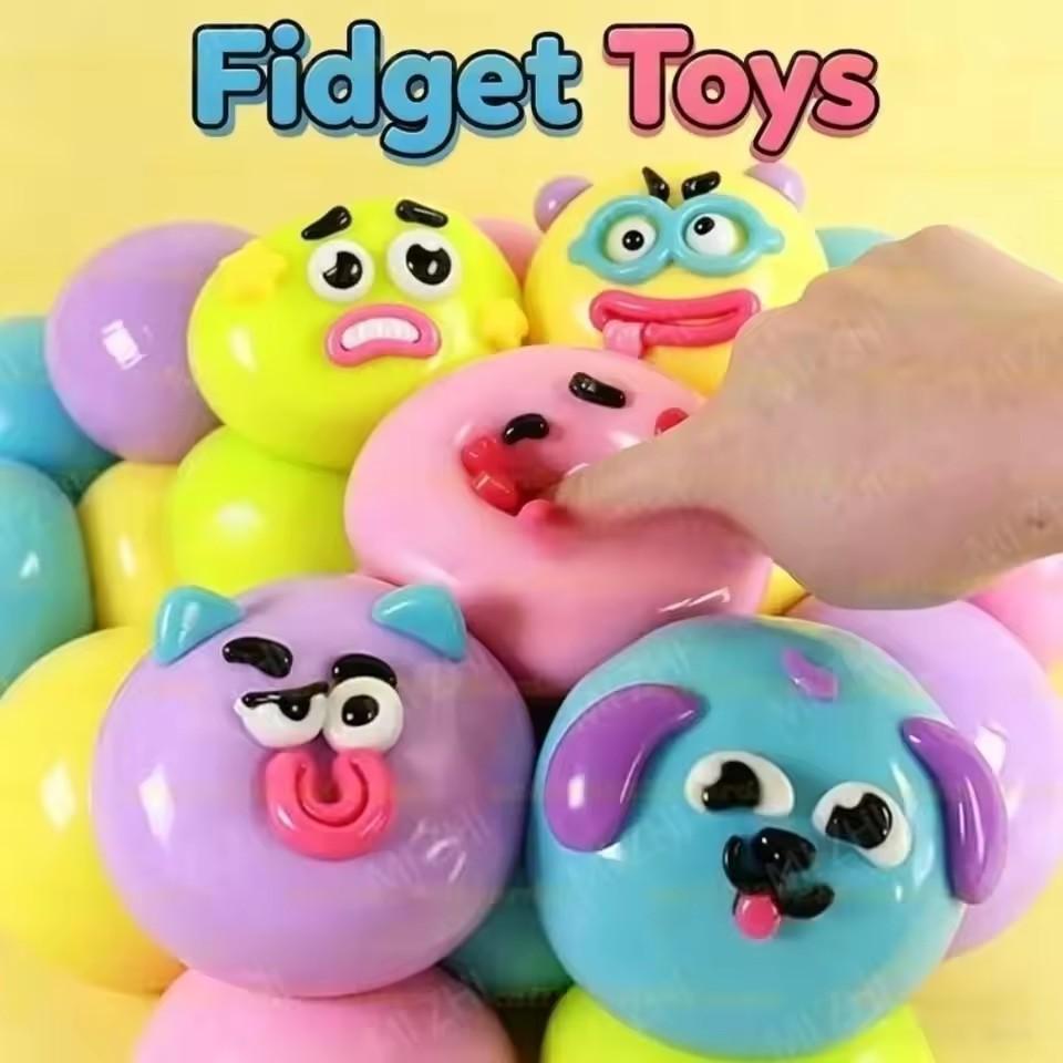 Latest New Smushers Squishy, Curiosities Dog Face Swap Squishy Toy, Soft Moldable Cute Slow Rise Squeeze Toy, Relaxing Sensory
