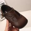 2026 Spring Stylish Girls' Leather Princess Shoes - Toddler Soft Sole Black