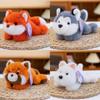 Sloth Capybara Husky Fox Raccoon Animal Plush Toy Doll Kids Room Gift Decoration