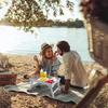 Good-Outdoor Folding Table,Wooden Lazy Dormitory Bed Laptop Small Table,Tray Camping Picnic Portable Thickened Desk Durable Whit