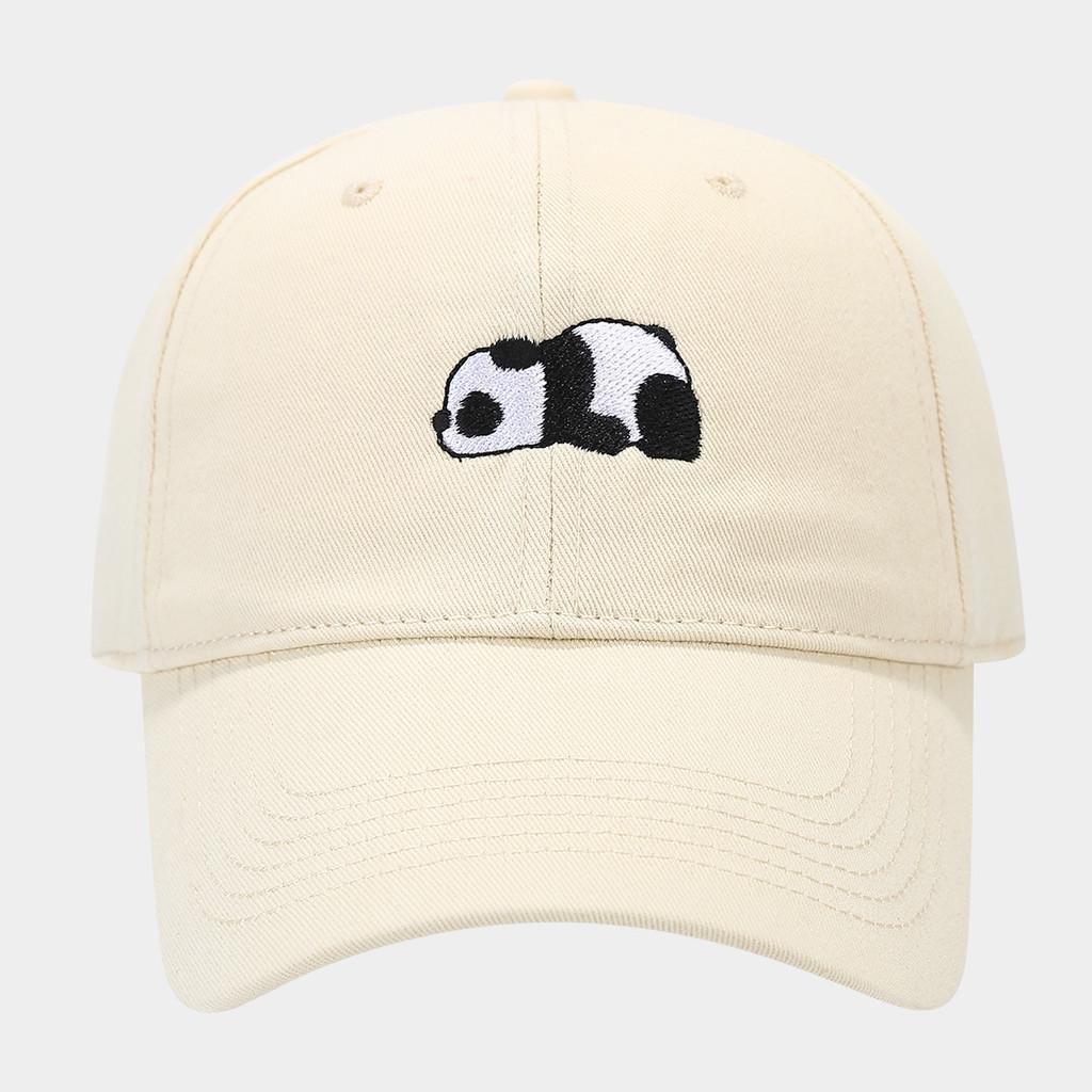 Summer Panda Cartoon Baseball Cap For Women Casual Sun Block Breathable Cotton