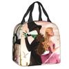 Custom W-Wickeds Hot New Thermal Insulated Lunch Bag Women Music Moive Portable Lunch Tote for Outdoor Picnic Storage Food Box
