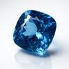 Natural Blue Sapphire Loose Gemstone 12 ct Square Cushion Cut September Birthday Birthstone