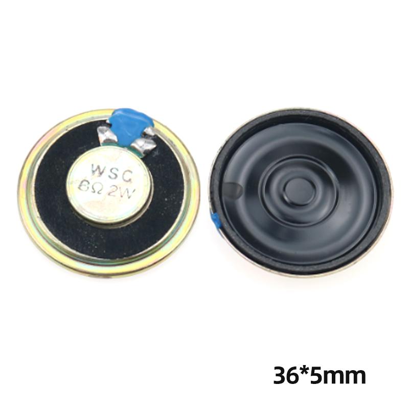 2PCS Ultra-Thin Mini Speaker 8 Ohms 2 Watt   8R 2W  Diameter20mm 40mm 50mm  66mm 77mm Loudspeaker  DIY Modification Loudspeakers