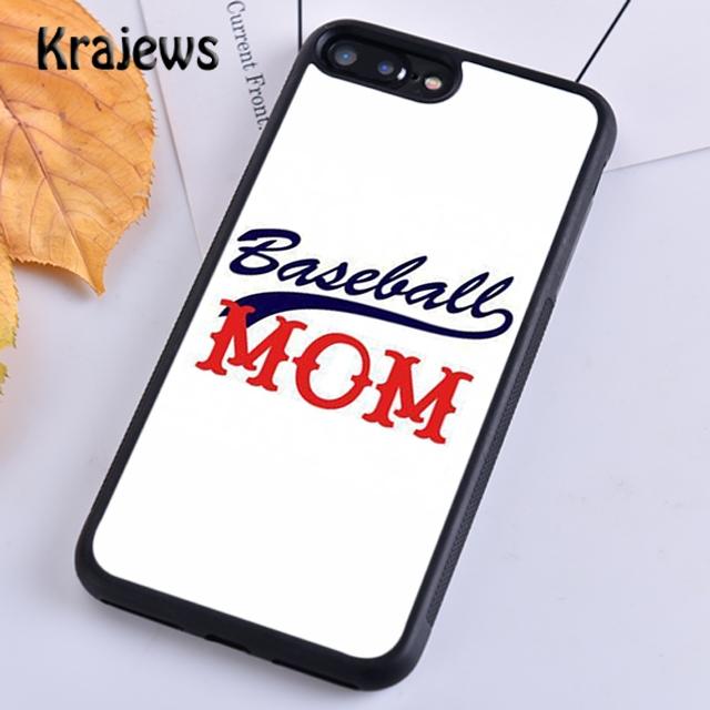 Krajews Softball Mom Bags Soft Phone Case Cover For iPhone 17 Air 16 15 14 Plus 11 12 13 Pro Max Plus Coque Fundas