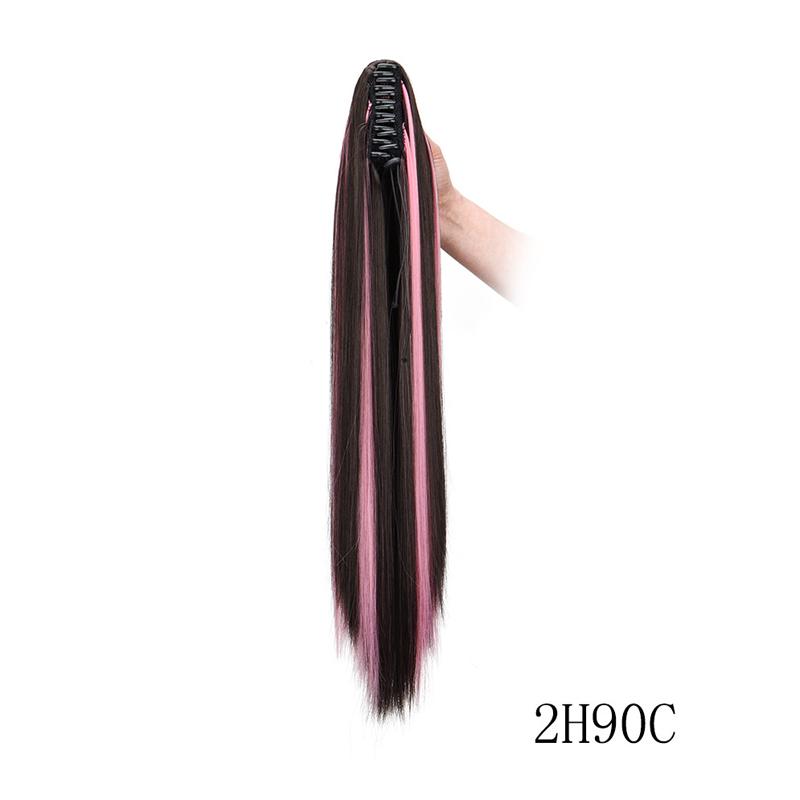 

Claw Ponytail Extensions Long Straight Ponytails for Women Hairpieces Synthetic Hair Pony Tails Clip in Hairpiece