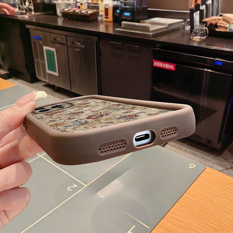 Vintage Blumenmuster Hülle Für Samsung S26 5G Hüllen Galaxy A26 A36 A16 A35 A55 A34 A54 A53 S25 Ultra S24 Plus S23 FE S22 Abdeckung