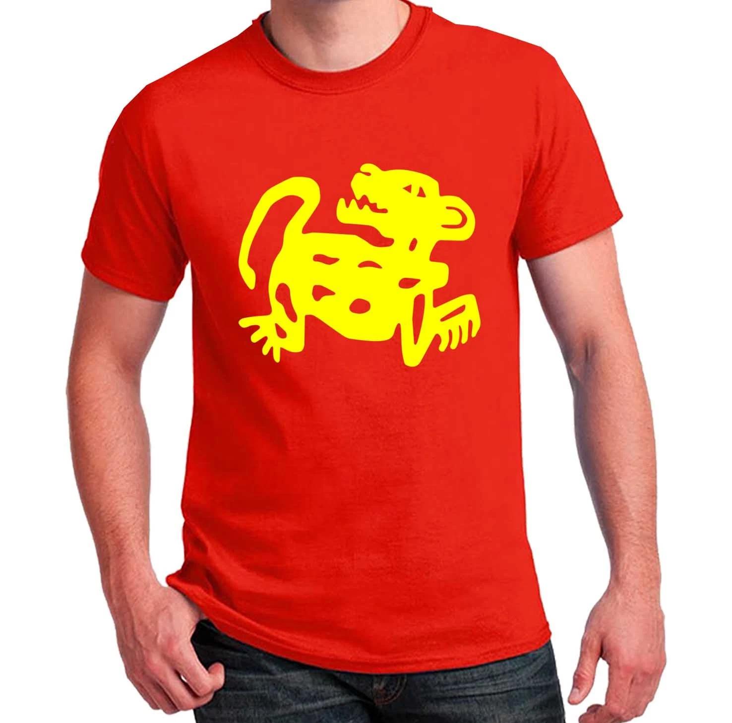

Legends of Hidden Temple Team T-shirts Red Jaguars Halloween Costume cosplay 3XL