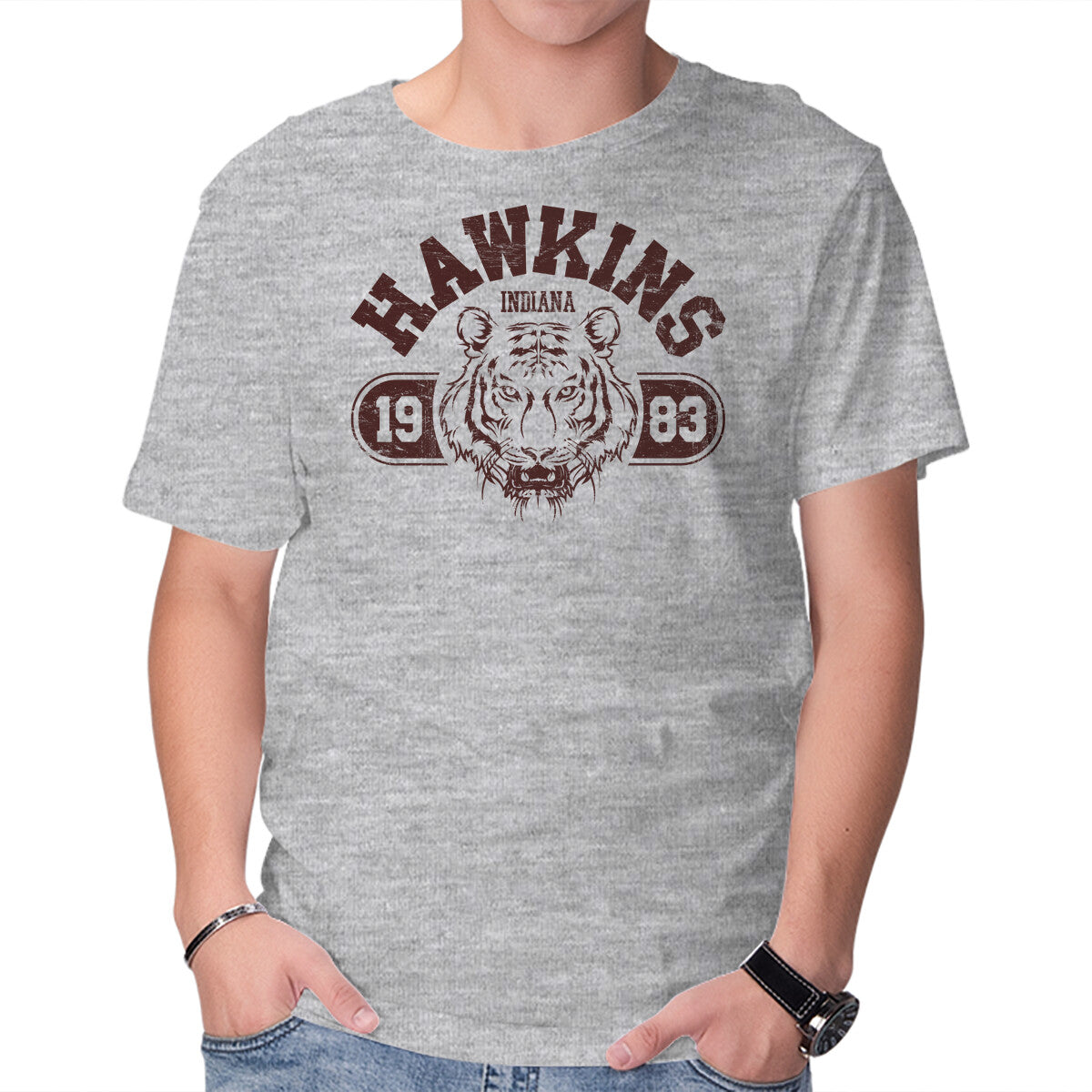 Unisex Crew Neck T-Shirt Strange School Graphic Short Sleeve Casual Tee XXL
