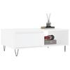  Coffee Table, White, 90x60x35 Cm, Wood-based Material