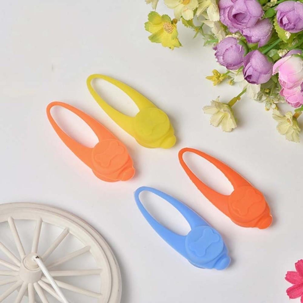 Silicone LED Pet Safety Light Anti-Lost Waterproof Dog Flashing Light 3 Light Modes High Brightness Blinking LED Collar